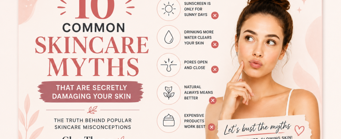 10 Common Skincare Myths That Are Secretly Damaging Your Skin