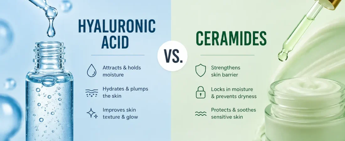 Ceramides vs. Hyaluronic Acid: Which Does Your Skin Really Need?